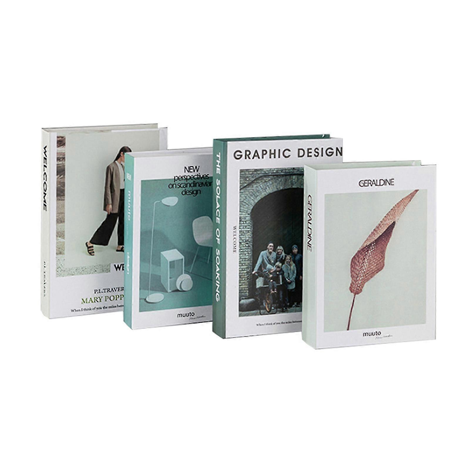 Simple Nordic Fake Book Gift Home Decoration Fashion Random Style Delivery For Living Room Storage Box Decorative Books