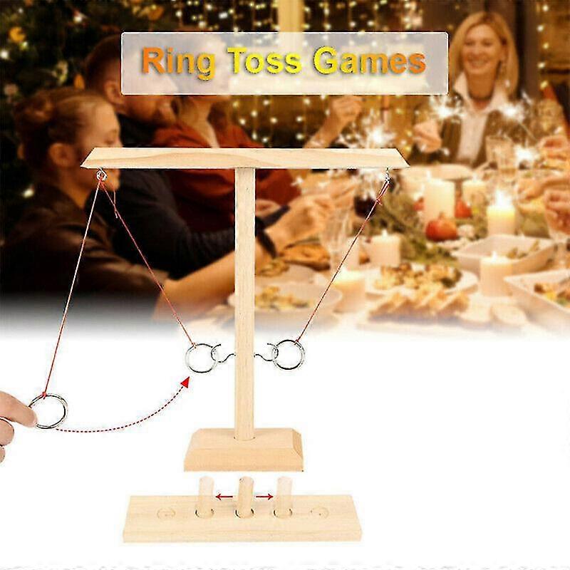 Adults Drinking Games Hook And Rings Toss Battle Game Table Top Ring Toss
