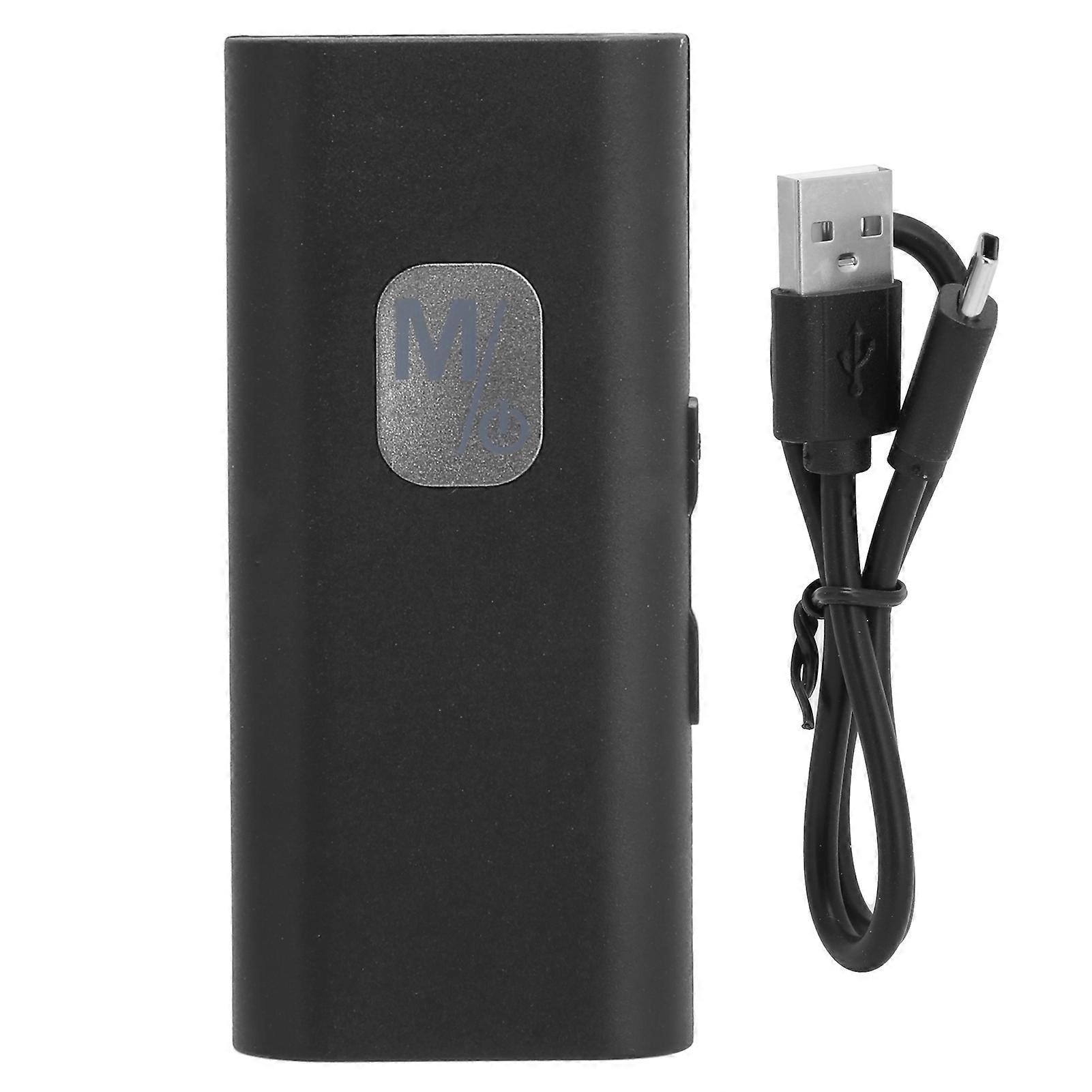 Bluetooth 5.0 Clip Adapter Portable Wireless Audio Receiver Adapter with Microphone