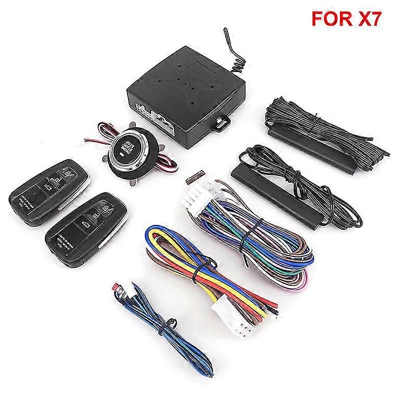 12v Car Suv Keyless Entry System Engine Start Alarm System Push One-button Start System Remote Starter Stop Car Accessories