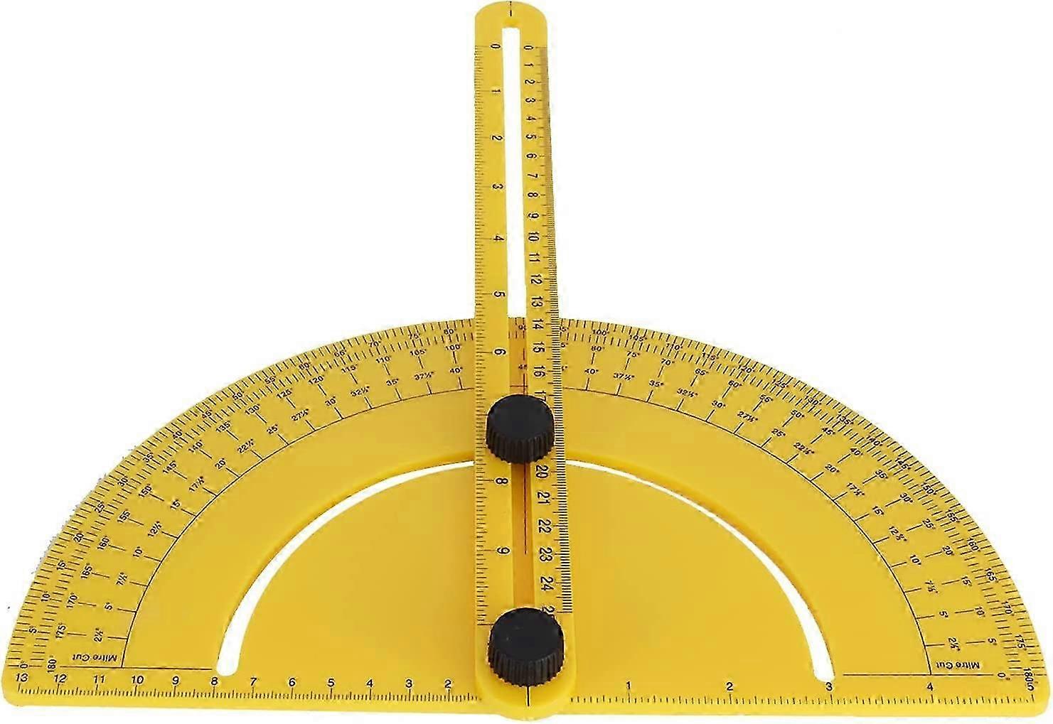 Angle ruler, precise plastic ruler for drafting for carpentry for engineering