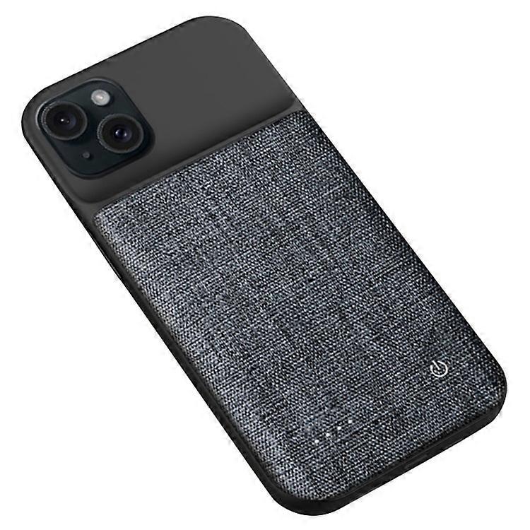 Compatible For iPhone 15 Battery Case 6800mAh Portable Extended Battery Pack Oxford Cloth Charger Phone Case