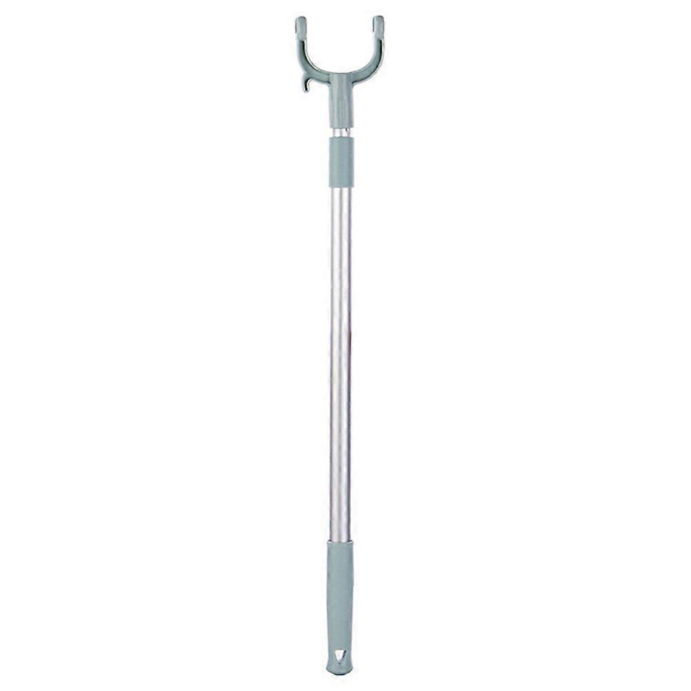 Retractable Rods Adjustable Clothing Fork With Hanger Aluminium Pipe Clothes Hanger