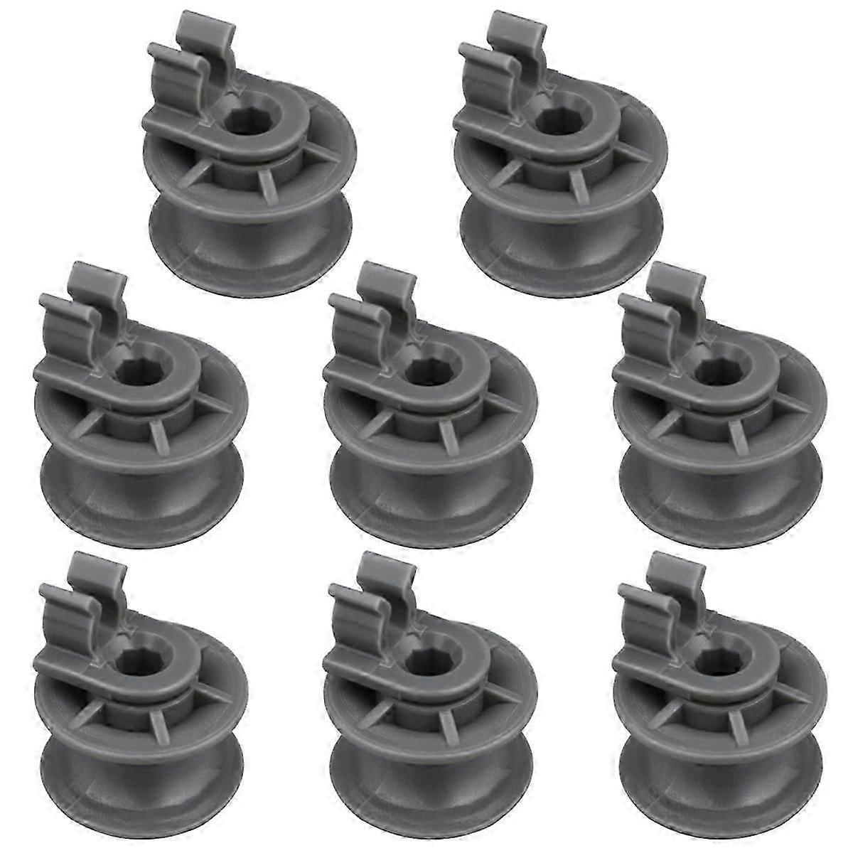 8pcs 4581dd3002a Dishwasher Upper Rack Wheels,dishrack Roller And Axle Assembly Replacement Part For
