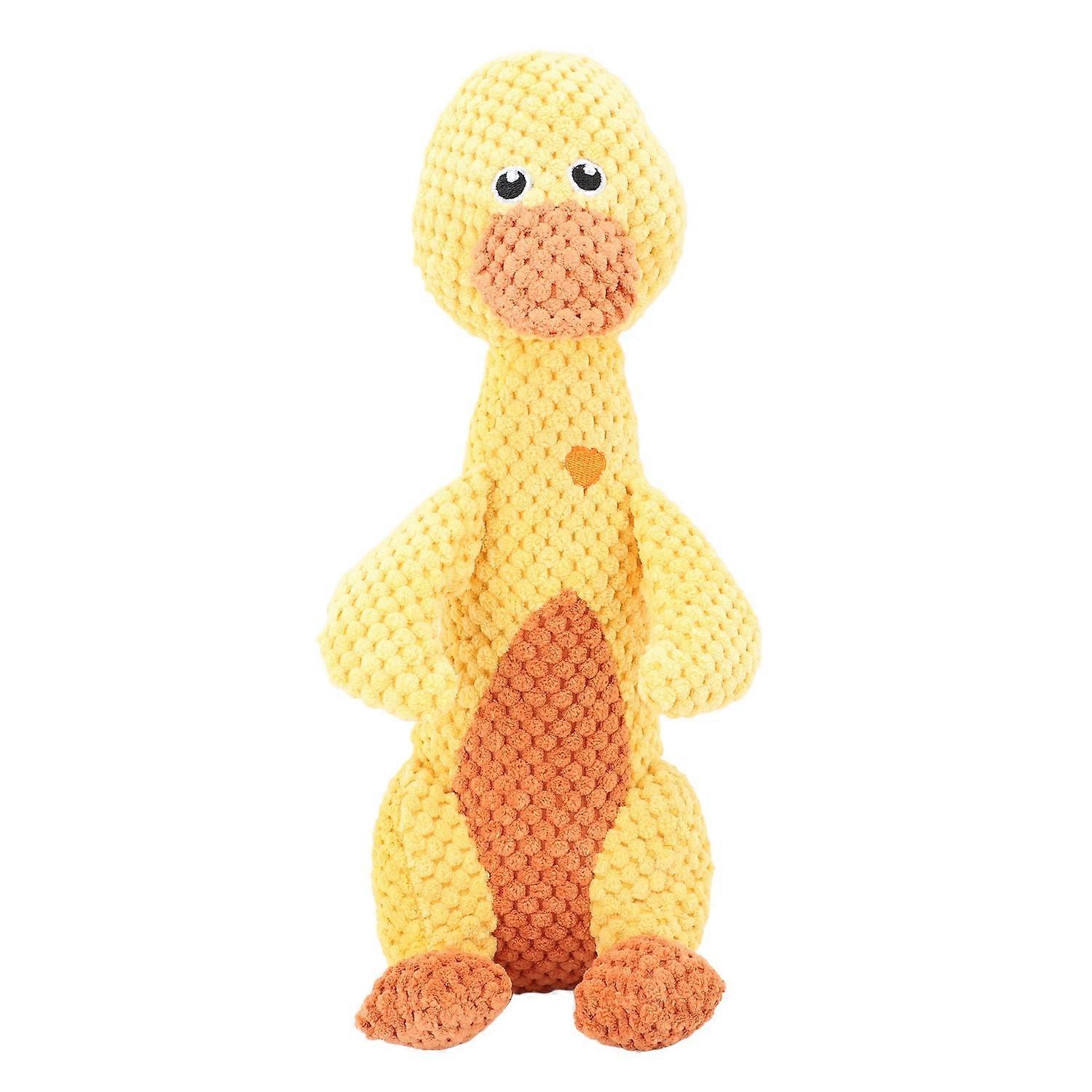 Plush Dog Squeaky Toy Cute Animal Shape Interactive Reduce Boredom Stuffed Dog Chew Toy for Small Me