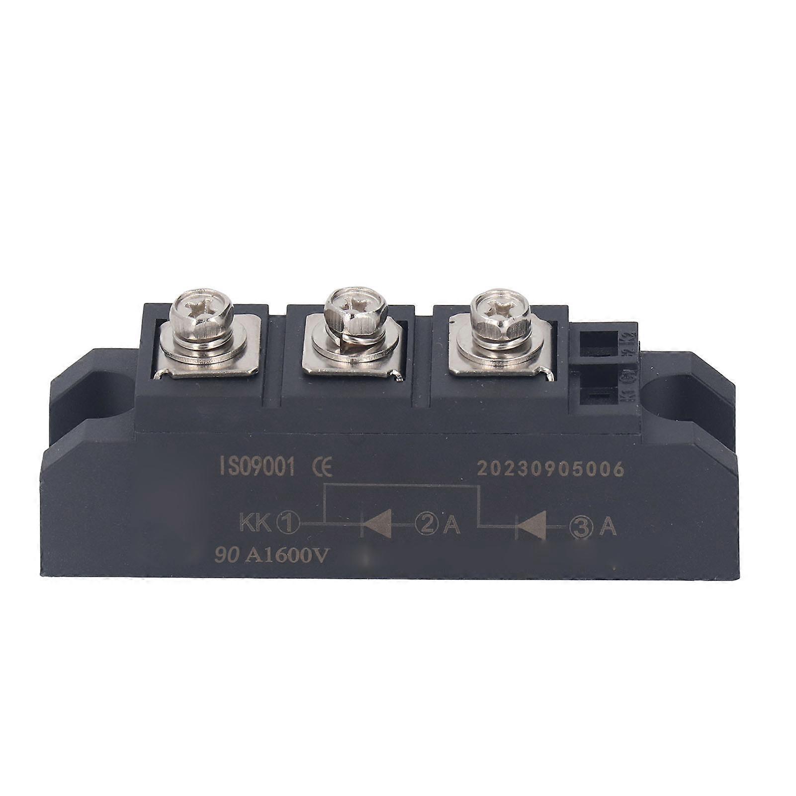 Bridge Rectifier 1600V 3 Terminal 2 in 1 Out Common Cathode Module Diode Bridge Rectifier MDK 90A