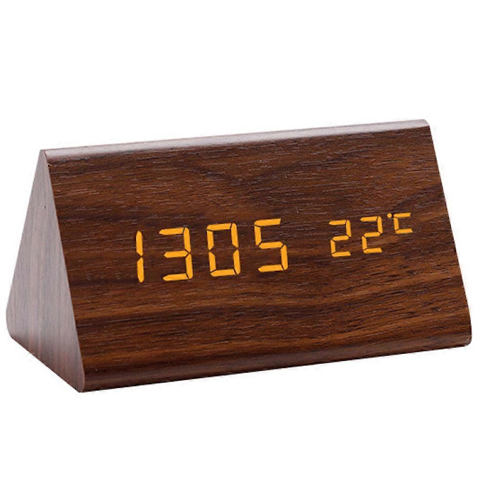 With night LED, date, voice control, 3 adjustable alarm sets