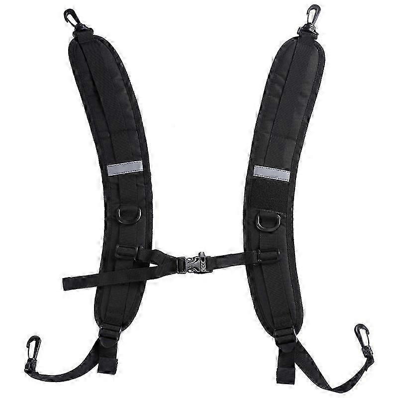 Backpack Straps Adjustable Padded Shoulder Straps for Backpack Dry Bag(1pcs, black)