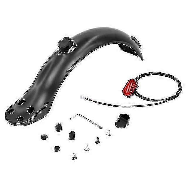 Electric Scooter Rear Mudguard Bracket Tail Light For 4 Screws Fender Rubber Cap Set For 4 Holes E-scooter Fenders Accessories