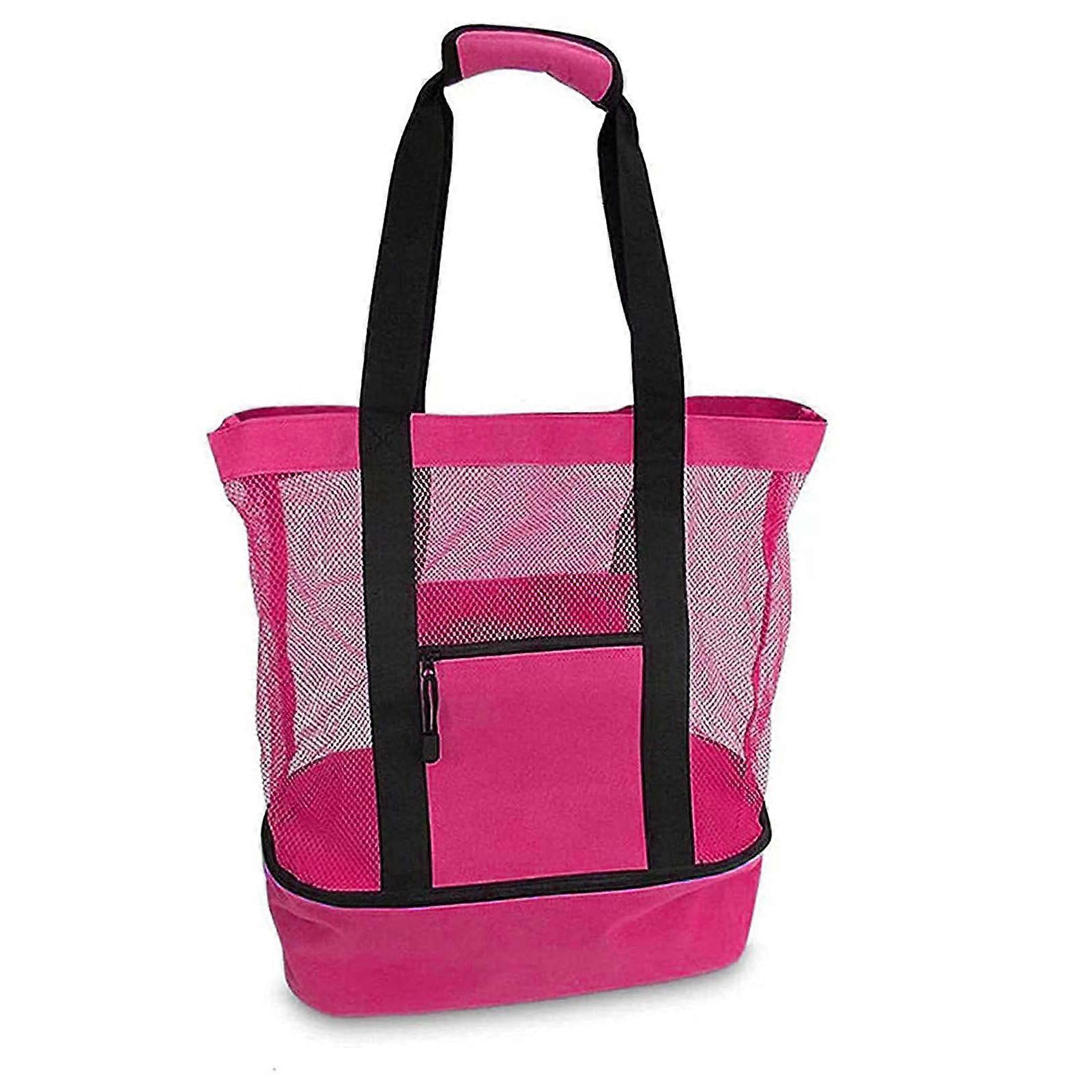 ビーチピクニックバッグ多機能ビーチバッグ子供のおもちゃバーベキュー子供大人のランチ収納赤のための家庭用品を整理する