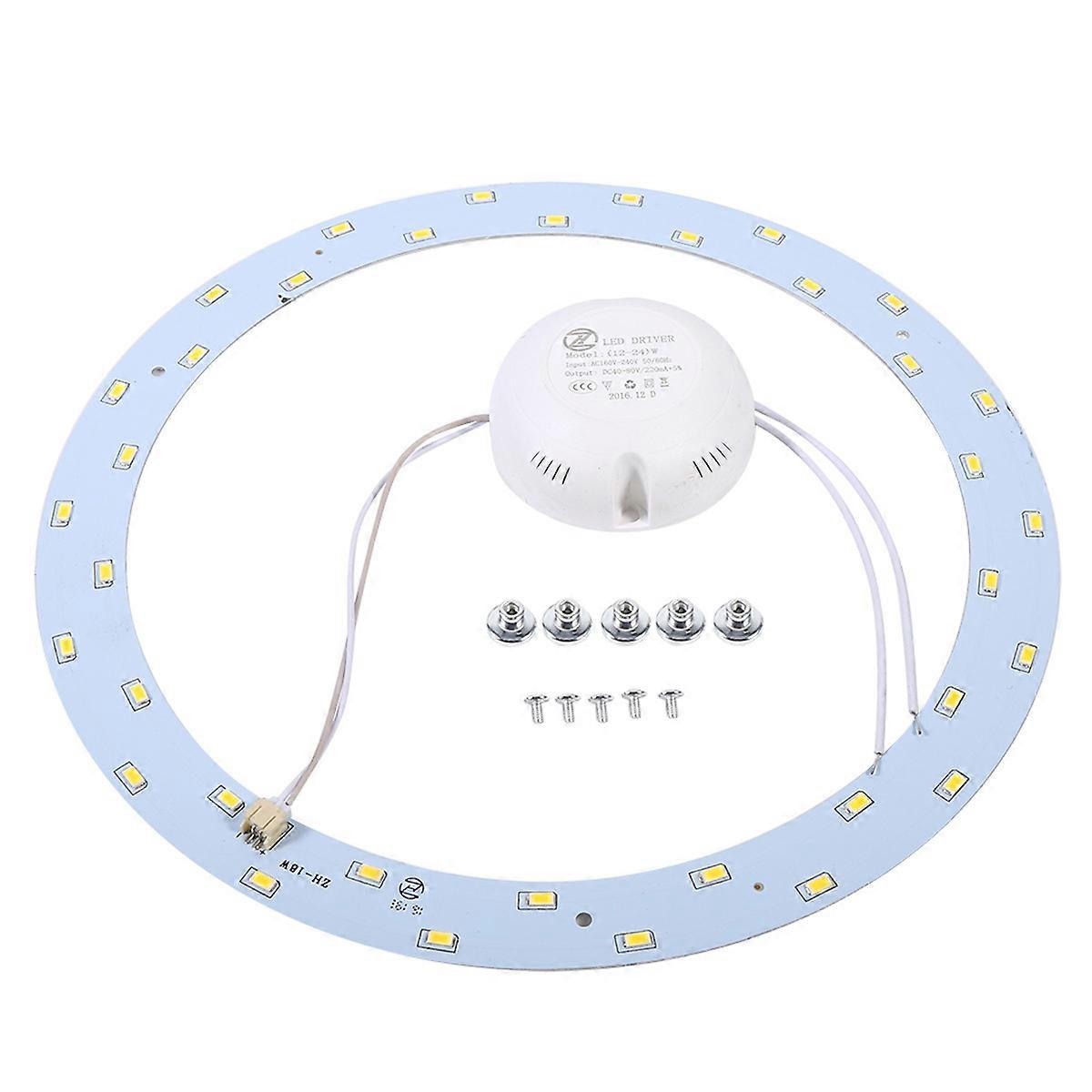 18W 220V 5730 SMD Circle Light LED Panel Round Ceiling Lamp Board Bulb Replacement Warm White