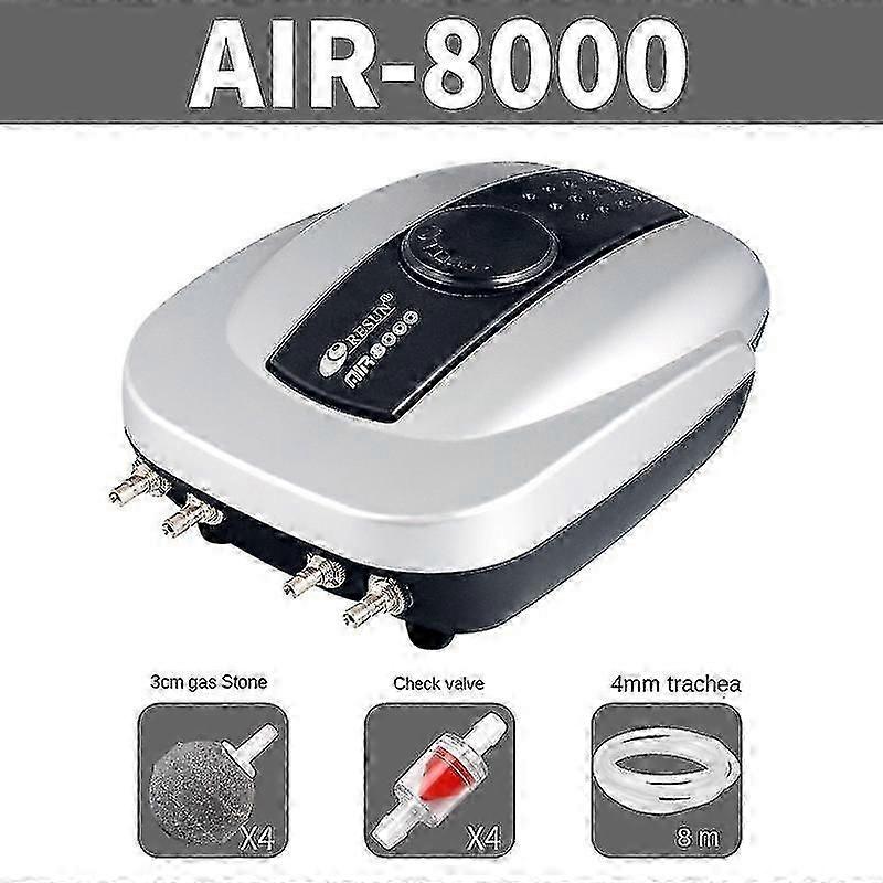 مضخة هواء البركة مهوية بركة كوي لبركة تصل إلى 1000 جالون بركة Deicer الكل في واحد بركة تهوية كيت مع منفذ مزدوج أنابيب الطيران فحص أحجار الهواء