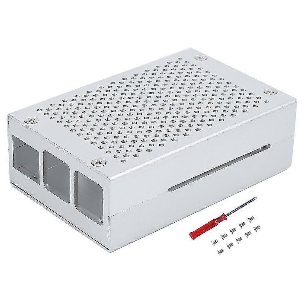 Metal Case Enclosure Heat Sink Dust‑Proof Chassis Motherboard Parts for Raspberry Pi 3 Model b