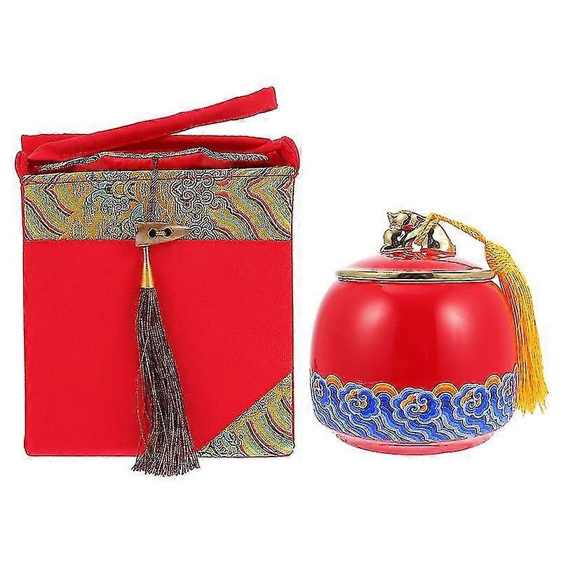 1pcs Ceramic Tea Tin