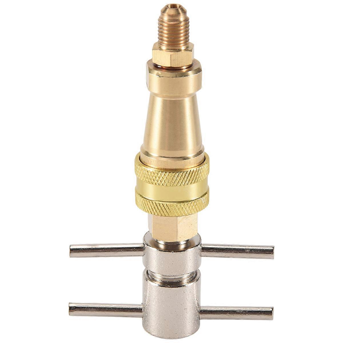 Tools High 1/4 inch FNPT Refrigerator Quick Coupling Brass Washer Quick Connect Plug