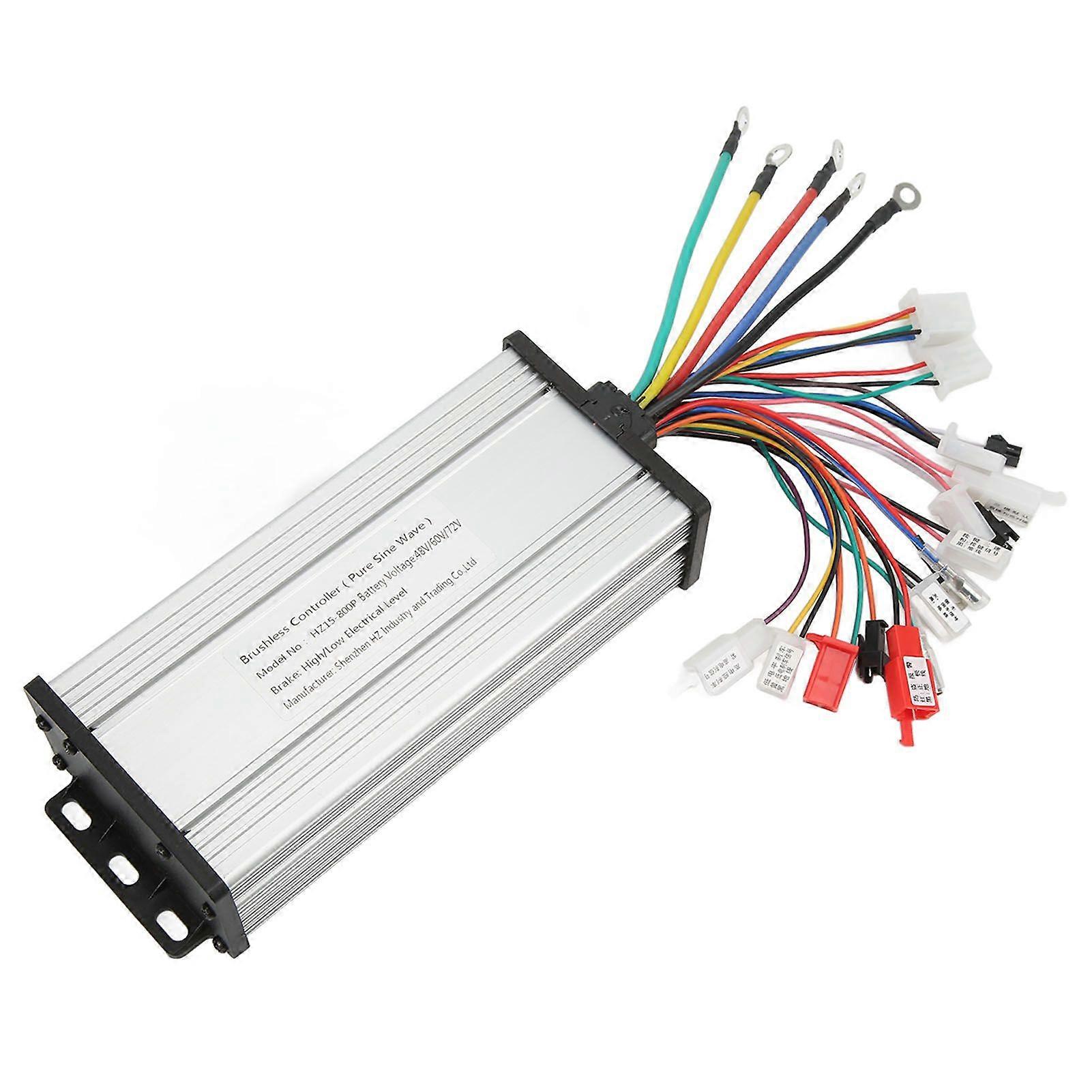 48V 60V 72V 800W Sine Wave Brushless Motor Controller for Electric Bicycle (Silent Version)