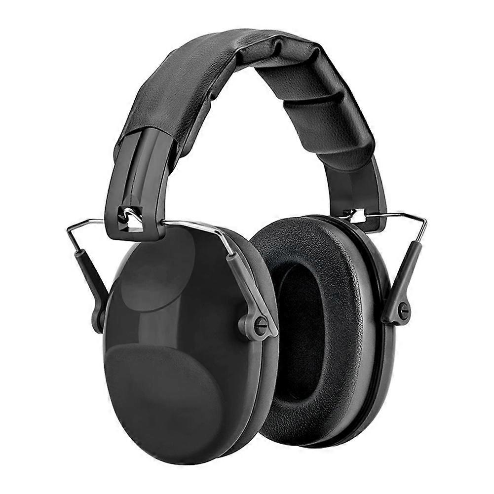Noise-Proof Headmounted Ear for Children Sleeping Black