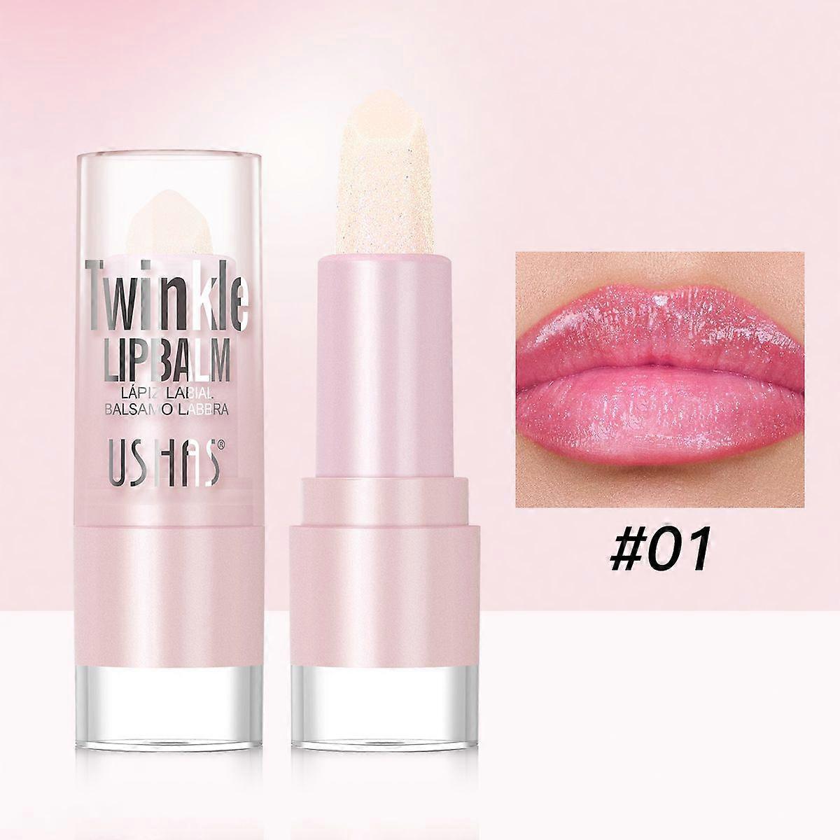 European and American pearlescent lipstick luster is not easy to decolorize bright lip glaze UC056