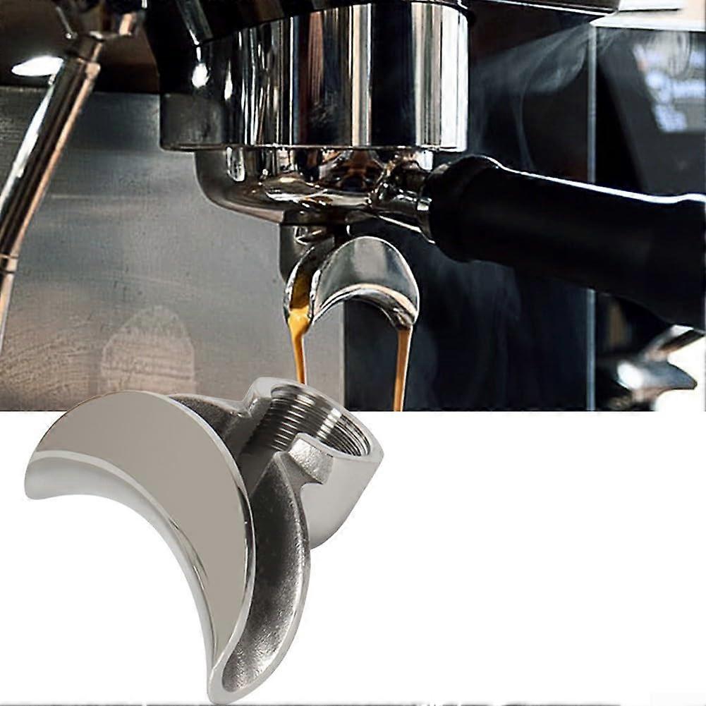 Drain Nozzle Single Hole Semi-Automatic Coffee Machine Handle Diverter Nozzle Compatible with 58mm Espresso Machines