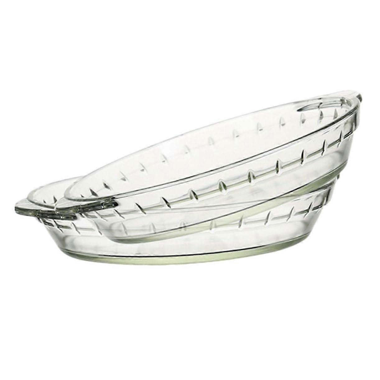 Thickened Glass Heat-Resistant Baking Pans Square Bakeware Oven Microwave Refrigerator Safe