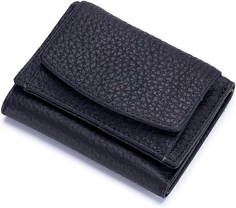 Small Wallet For Women RFID Leather Compact Card Wallets Womens Thin Front Pocket Purse (Light Green)