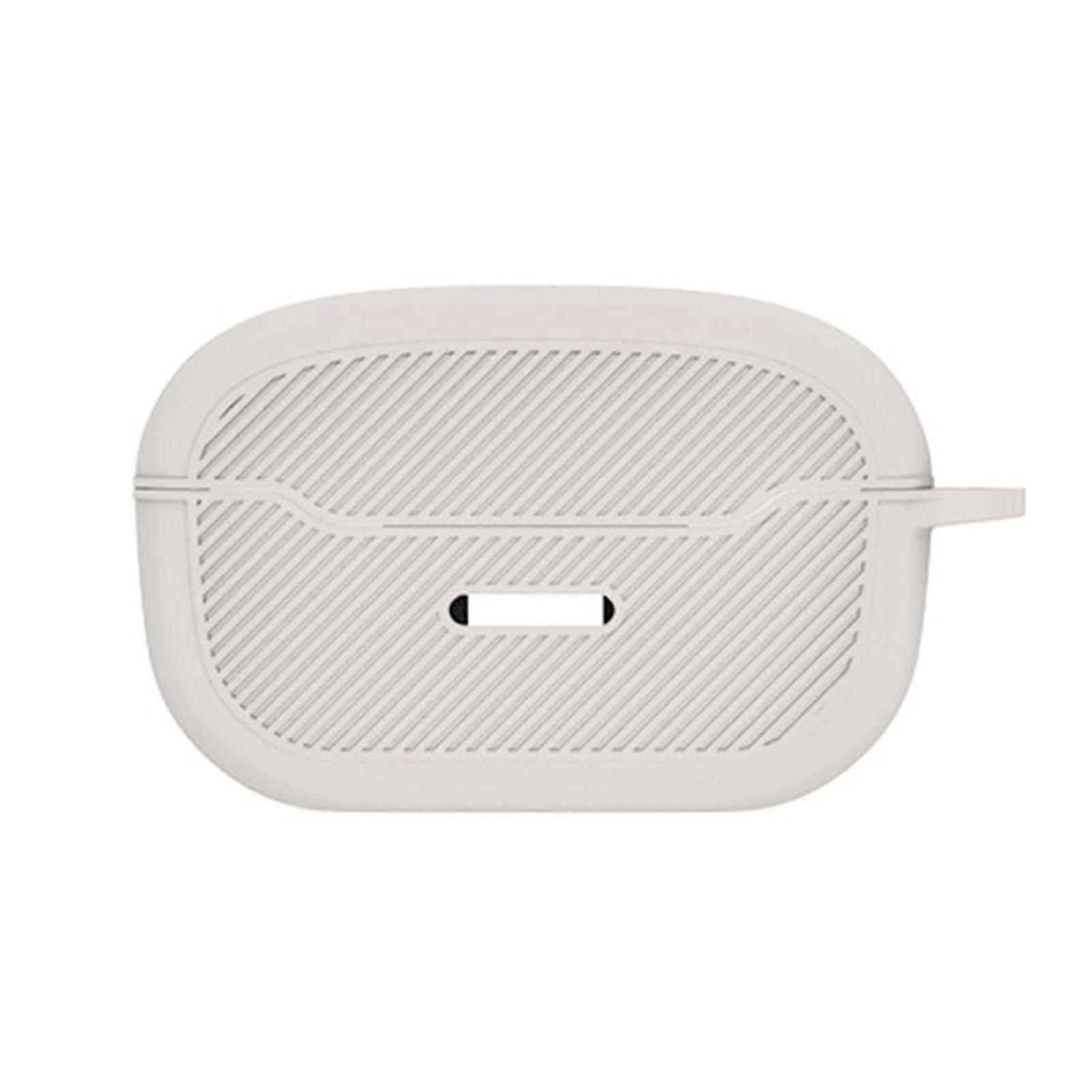 Earphone Case Precise Hole Positioning with Key Rings Drop-proof Dustproof Waterproof Silicone Protective Cover for JBL Endurance Race