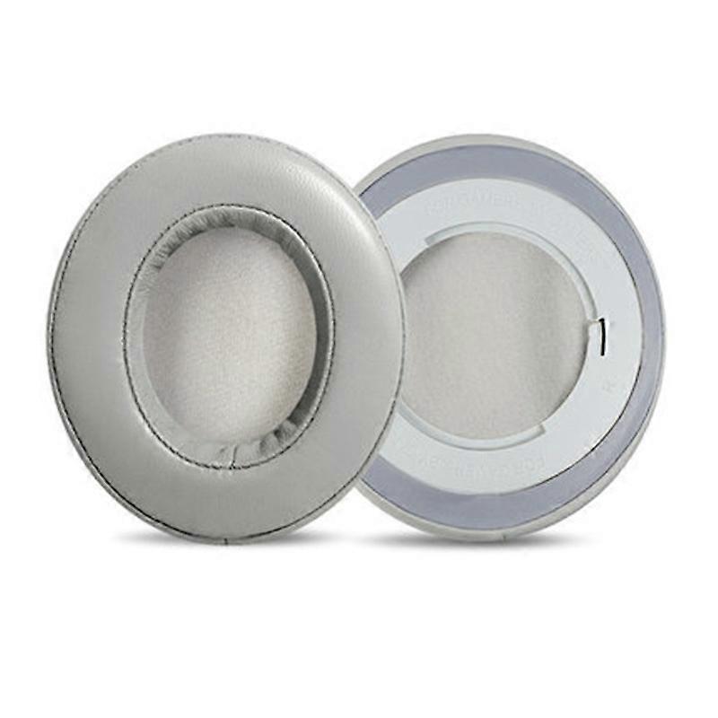 2 st headset svampfodral för Razer BlackShark V2 / V2X / V2SE, färg: Ellipse Lambskin (grått papper Grary Net)