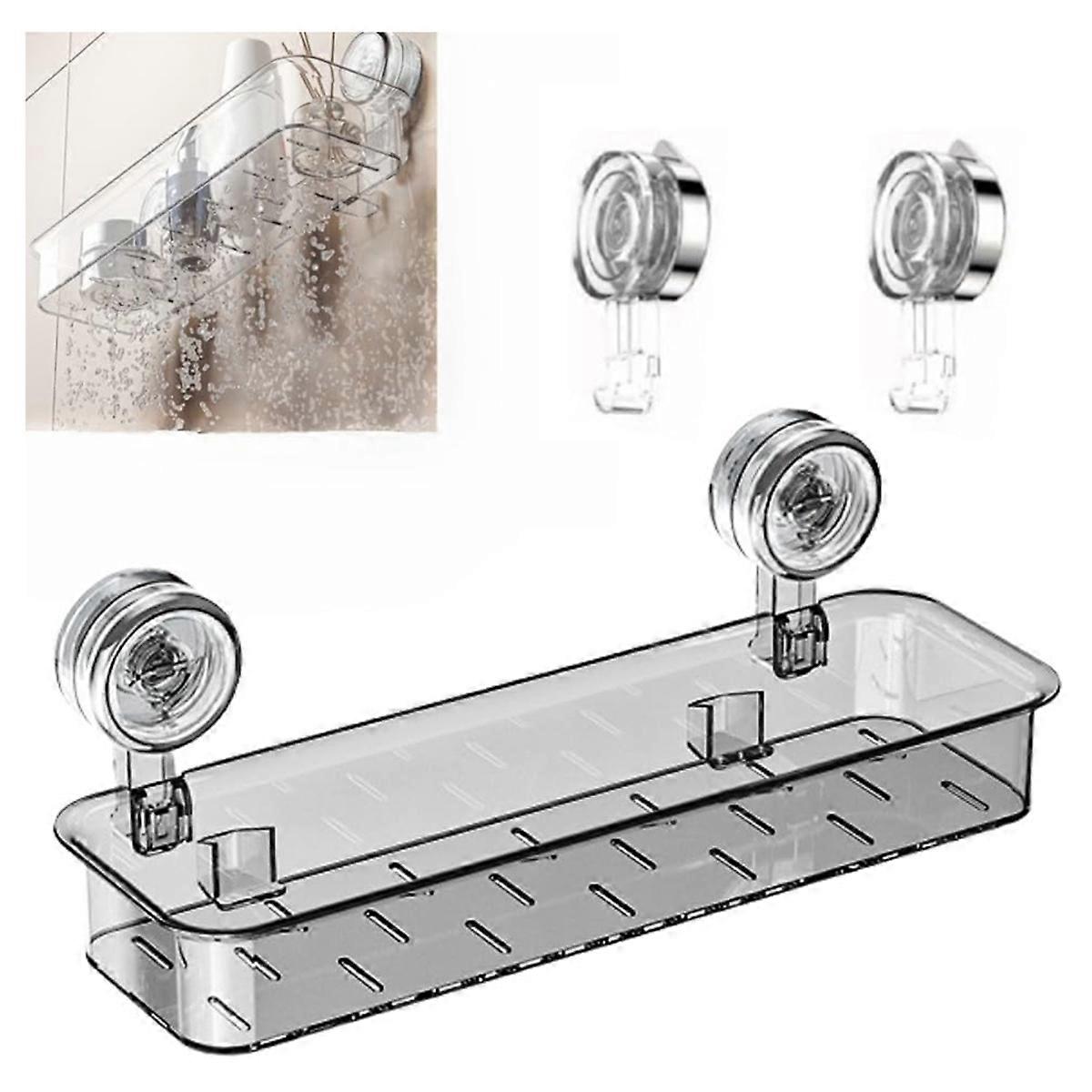 Suction Cup Shower Caddy, Corrugated Suction Cup Storage Holder