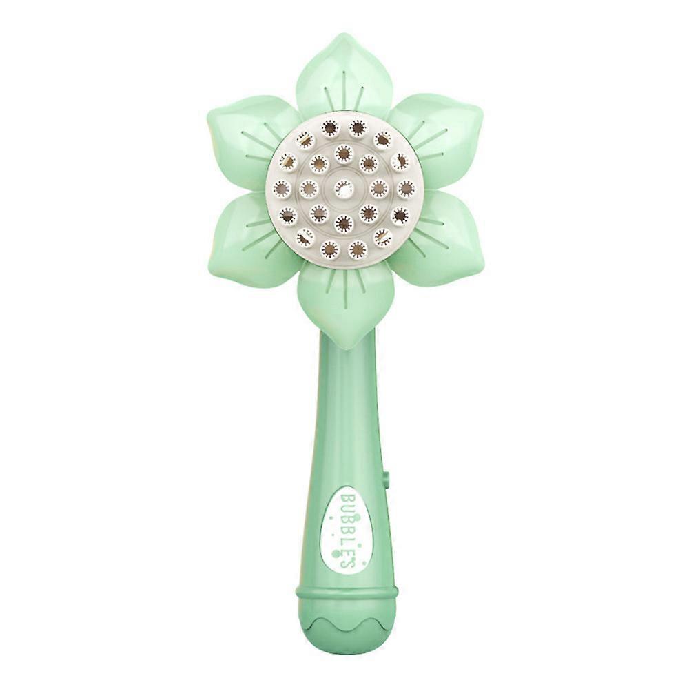 23Holes Electric Bubble Gun Sunflower Shower Shape Gatlin Bubble Machine Kid Toy