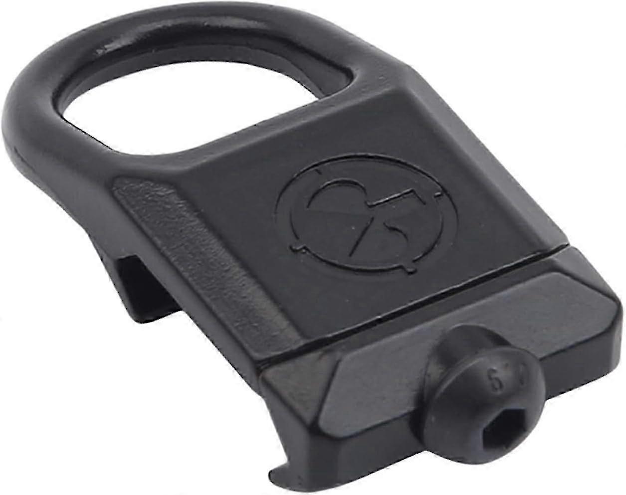 Quick Detach Buckle Sling Steel Mount Attachment Adapter Fit for 20mm Rail Tool Accessories Black-Yvan