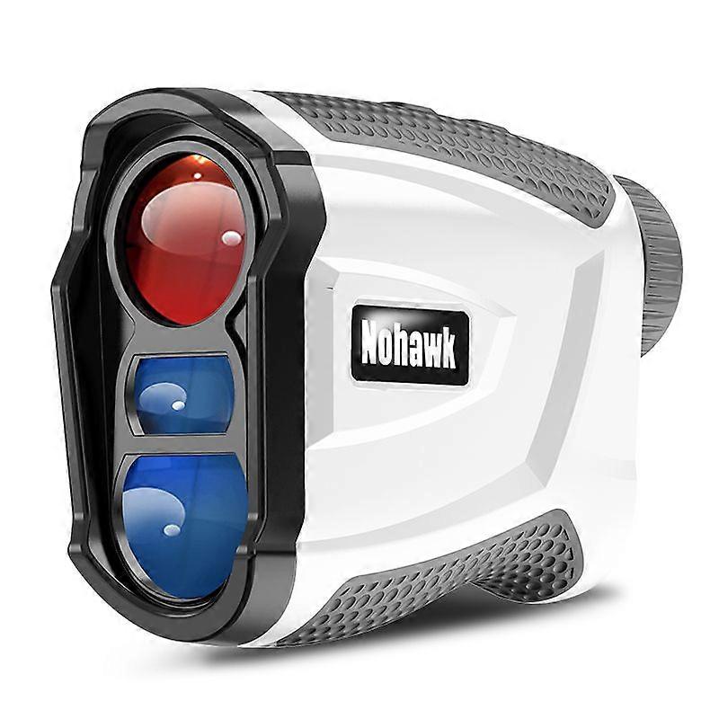 Nohawk Golf Rangefinder with Slope, Flag Lock and Vibration, 600 Yards Range Rechargeable Laser Range Finder for Golfing