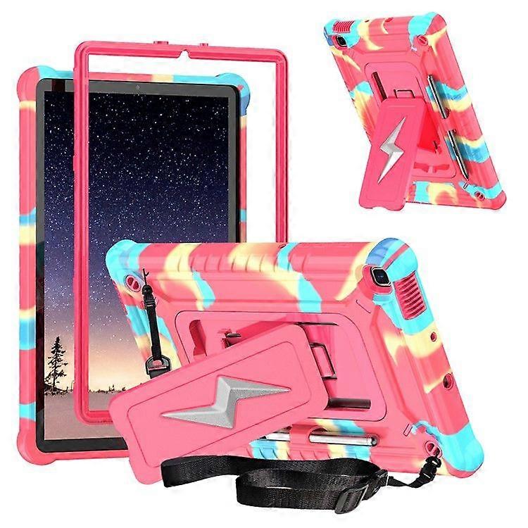 Capa para tablet para Samsung Galaxy Tab S6 Lite (2024) P620 P625/ (2022) P613 P619/ (2020) P610 PC + Capa de silicone com alça