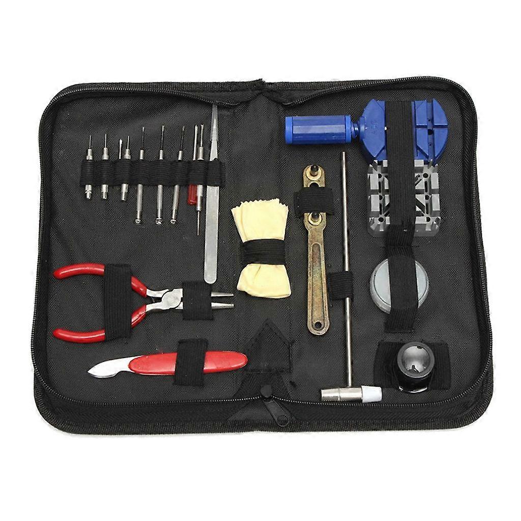 19 WATCH TOOL REPAIR KIT CLOCK BACK CASE OPENER