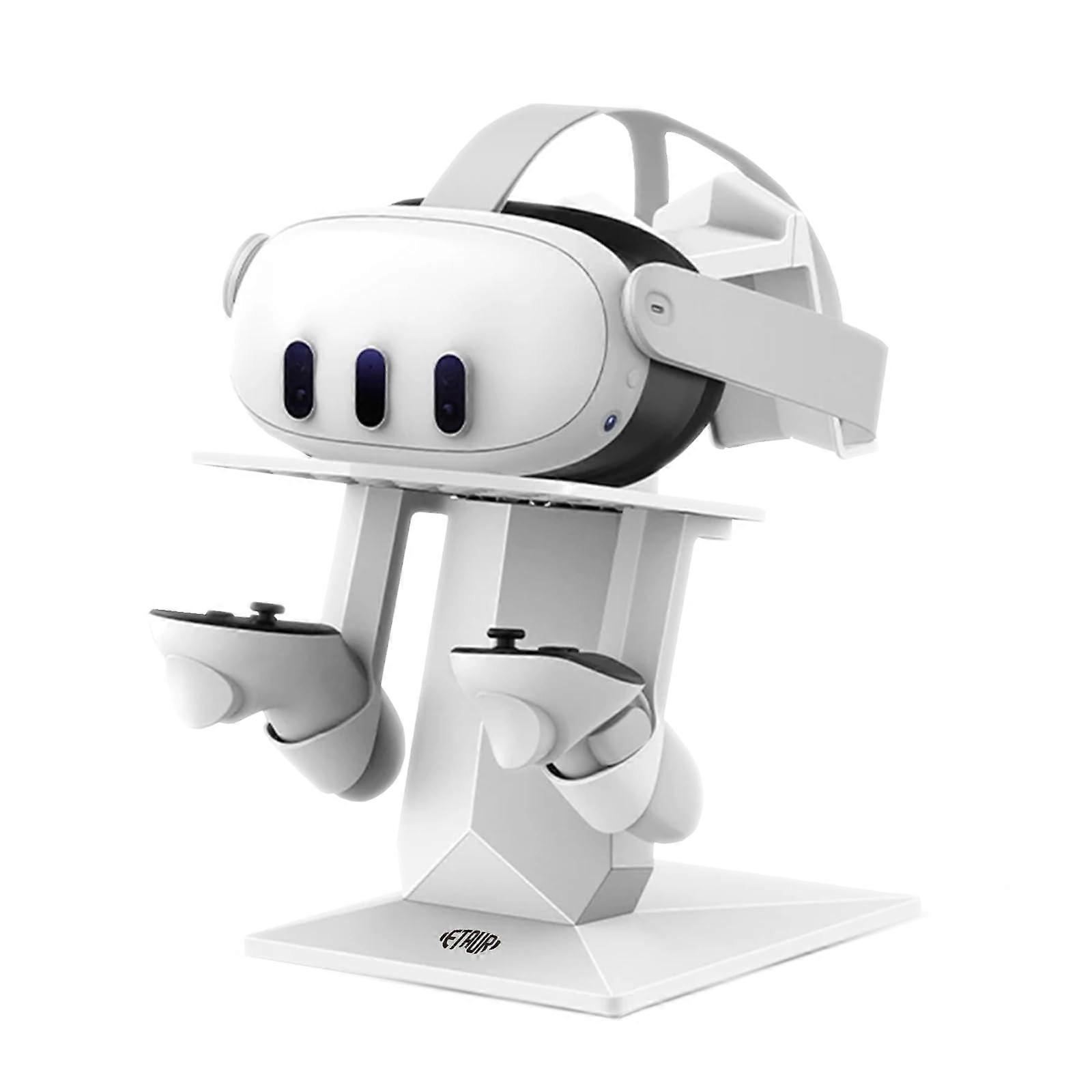VR Stand for Meta Quest 2, Meta Quest 3, PSVR 2, Rift S, Valve Index, HTC Vive Focus - Controller Accessories