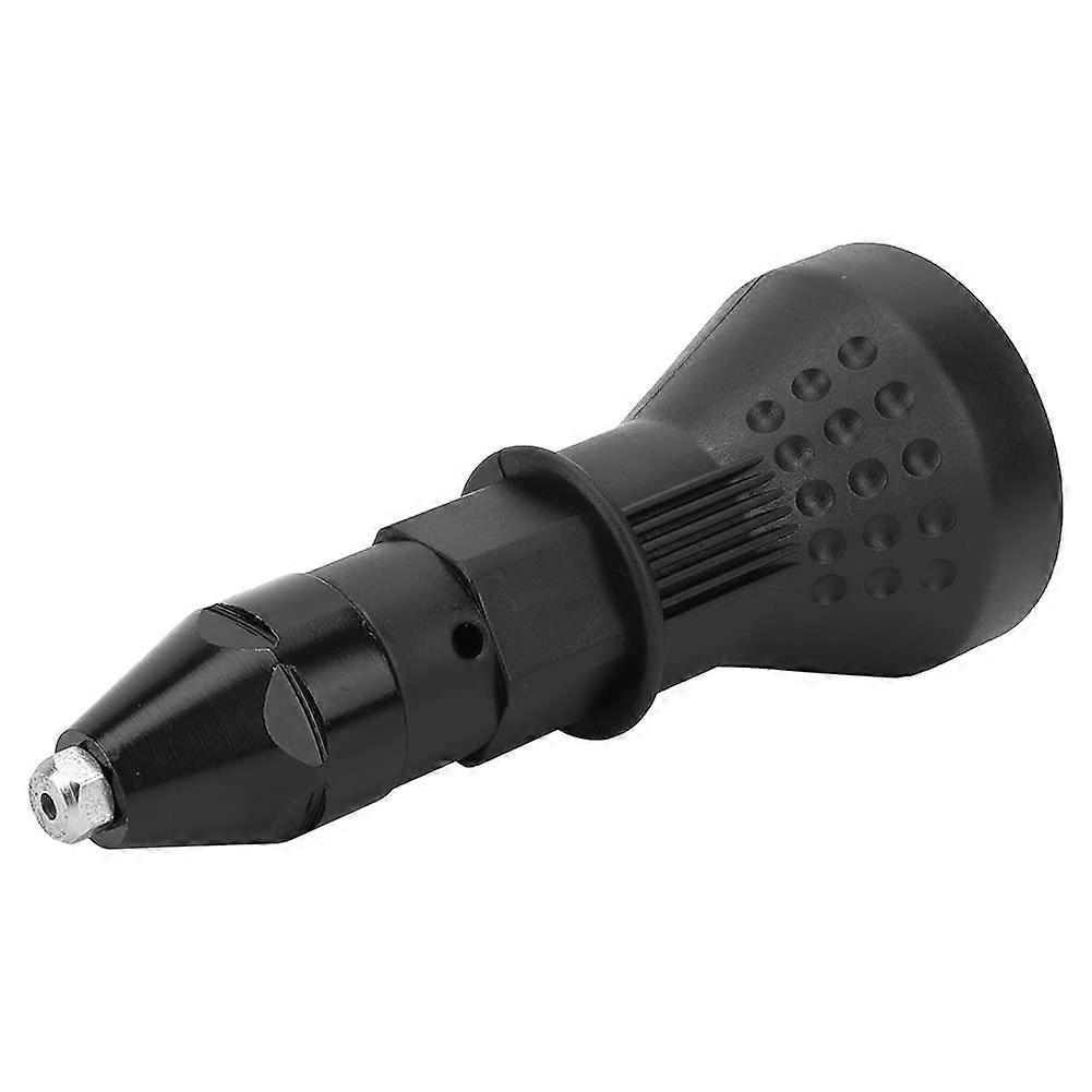Nut Rivet Gun, Electric Pull Riveter, Riveting Tool For Construction And DIY, 1/8-In To 3/16-In Rivets, Black
