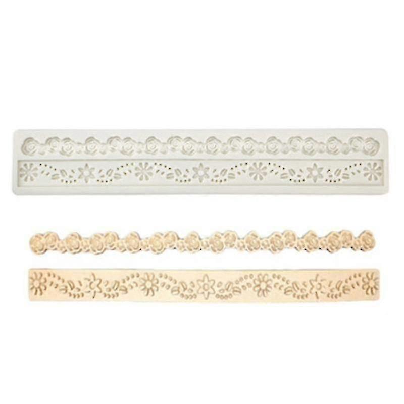 Embossing Mat Lace Shape Silicone Imprint Kitchen Chocolate Sugar Baking Gift