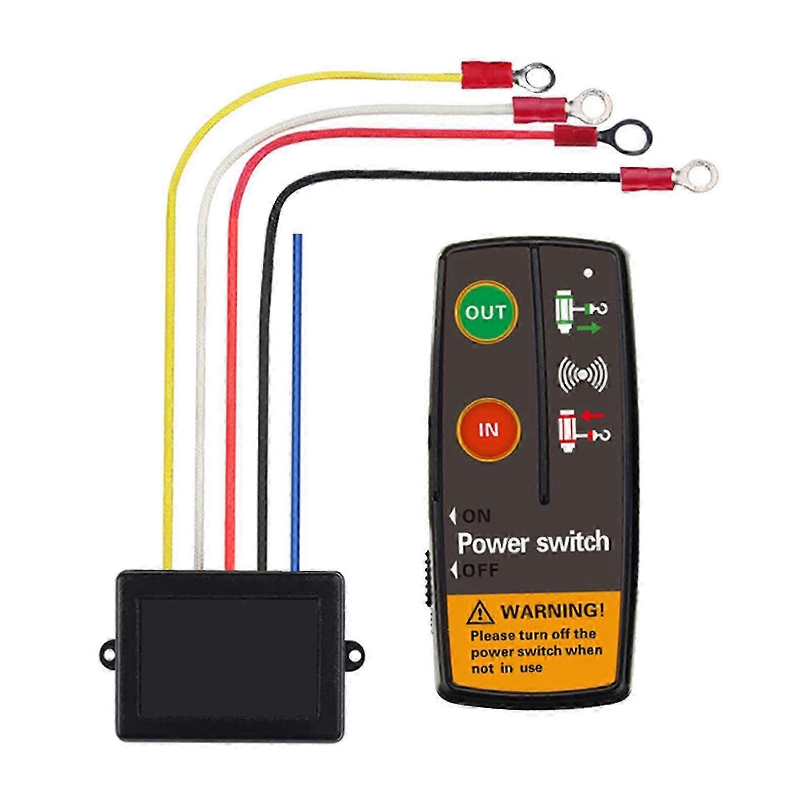 Wireless Winch Remote Control Set Accessories for Vehicle Trailer SUV