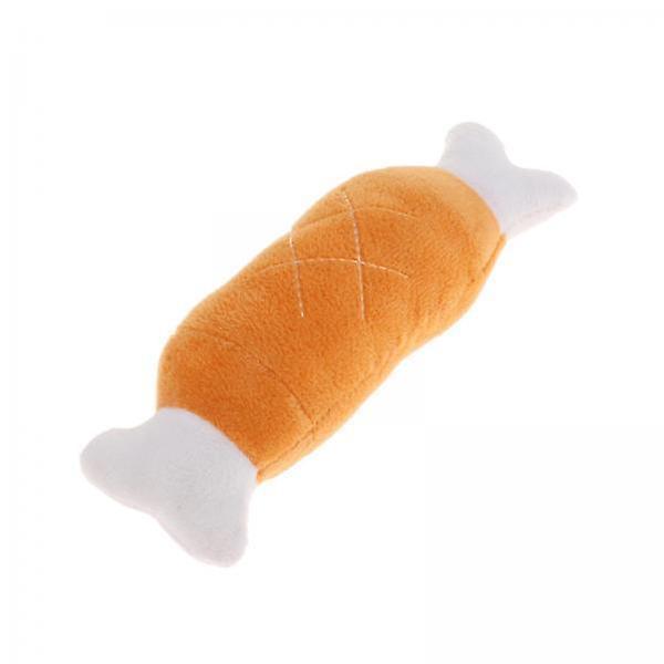 Pet Köpek Gıcırtılı Tavuk Budu Çiğneme Oyuncak