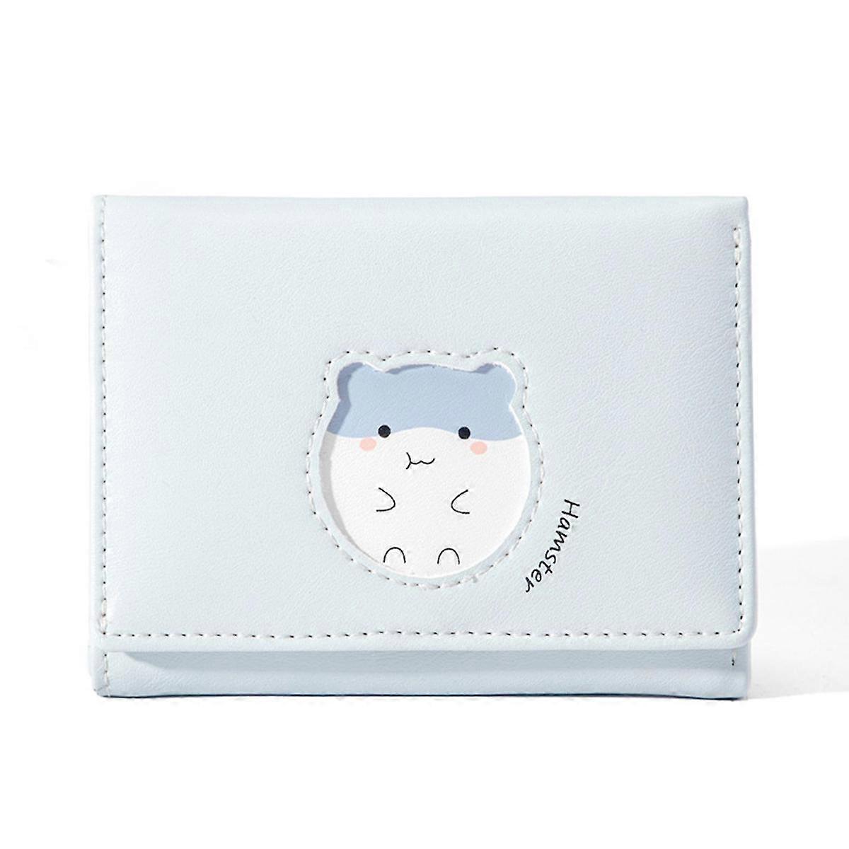 Women's Short Three Fold Wallet Durable and Non-DeCompatibleming Compatible Daily