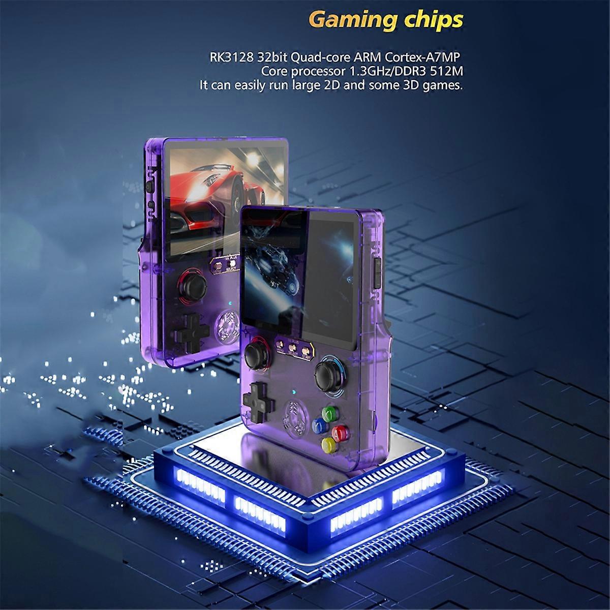 X6 Plus Retro Video Game Console 4.0Inch IPS Screen Portable Handheld Game Player 20000+ Games Hand