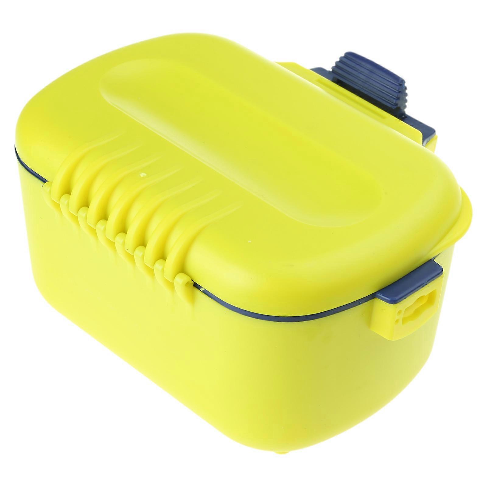 Angeln Lebendköder Box Köder Halter Koffer Wasserdichter Lebendköder Eimer Aufbewahrungsbehälter zum Angeln von Lebendködern Lagerung Gelb