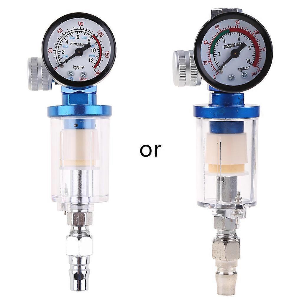 Spray Pneumatic Tool  Air Regulator Gauge Water Oil Separator Filter with Copper Filtering Core  Fit with Pneumatic Tool