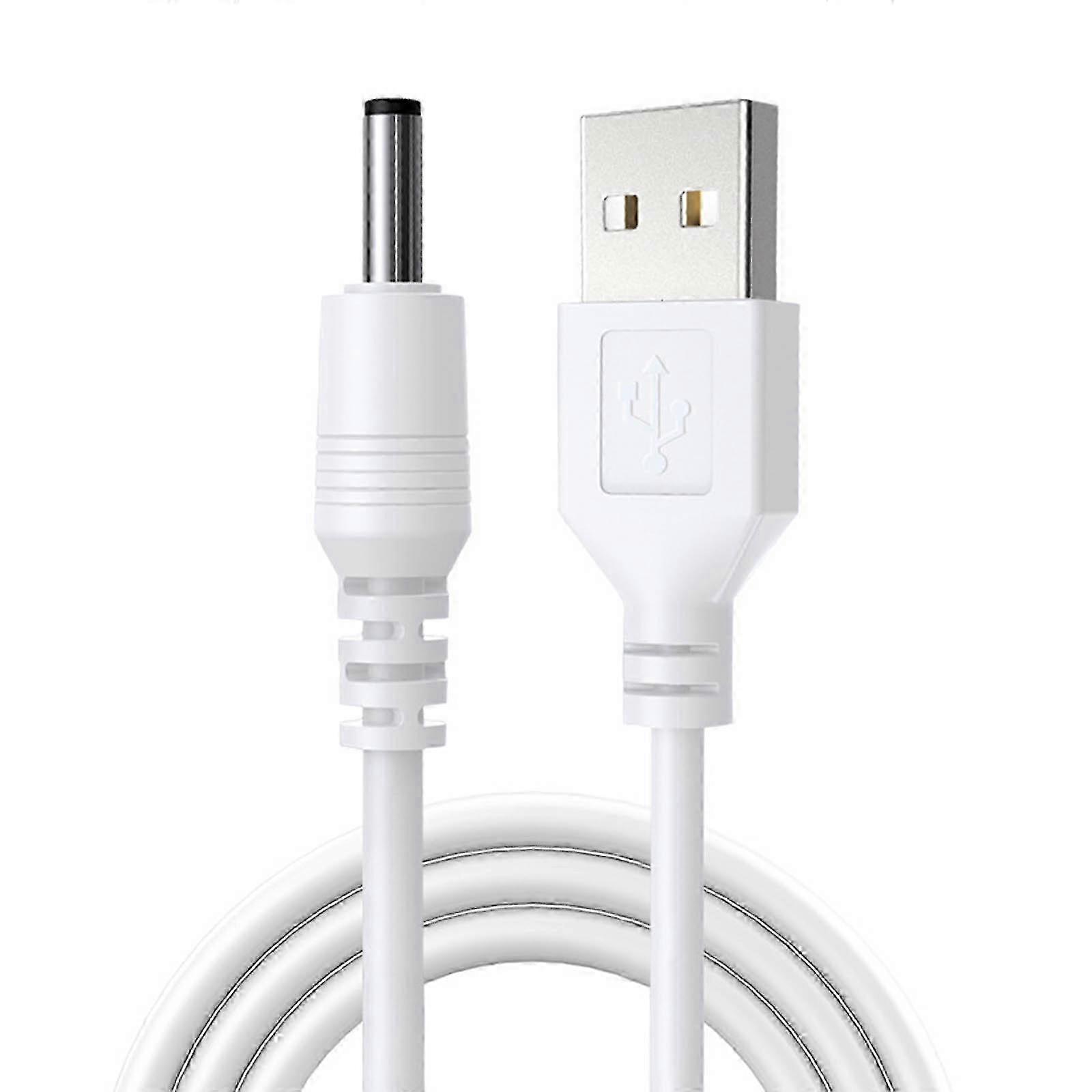 USB to DC 3.5mm 5V Power Cord Barrel Jack Charging Cable