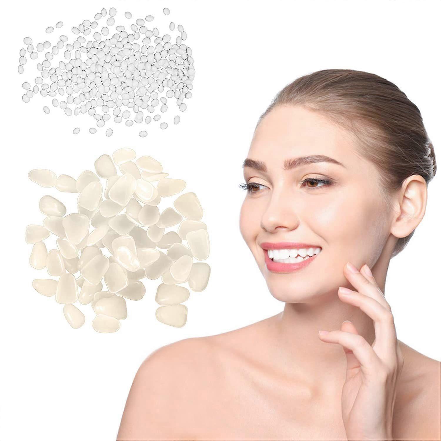 Tooth Repair KitTemporary Natural Shade for Filling The Gap, Moldable Thermal Beads Replacement Kit Replace The Missing or Broken Tooth