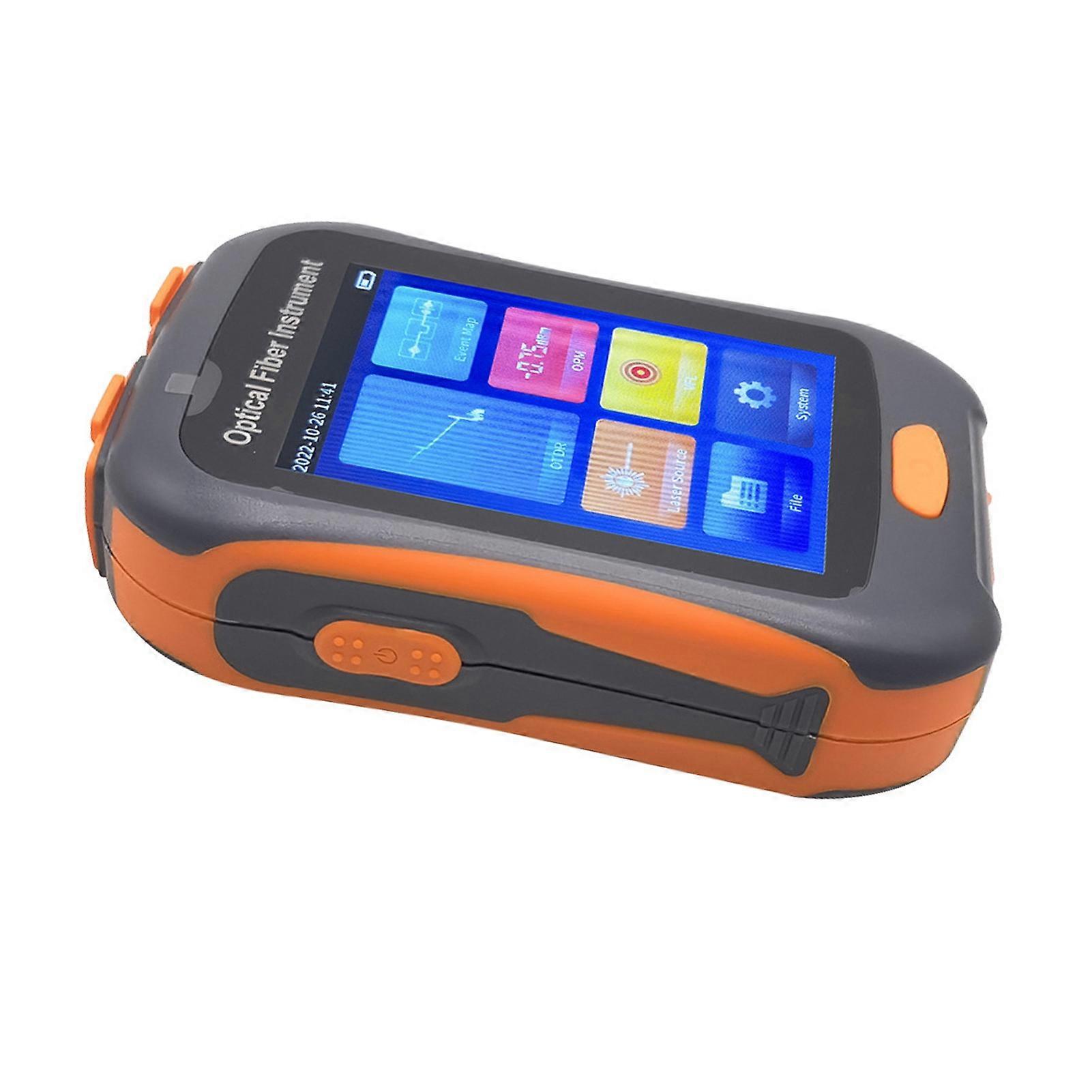 3.5in Optical Time Domain Reflectometer Multifunctional Portable OTDR Tester Optical Power Meter 1550nm 80km