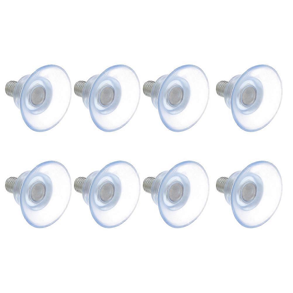 8pcs PVC Suction Cups for Furniture Pads, Smooth Surfaces, Glass, Tiles, Granite, Multi Purpose Hanging Decorations