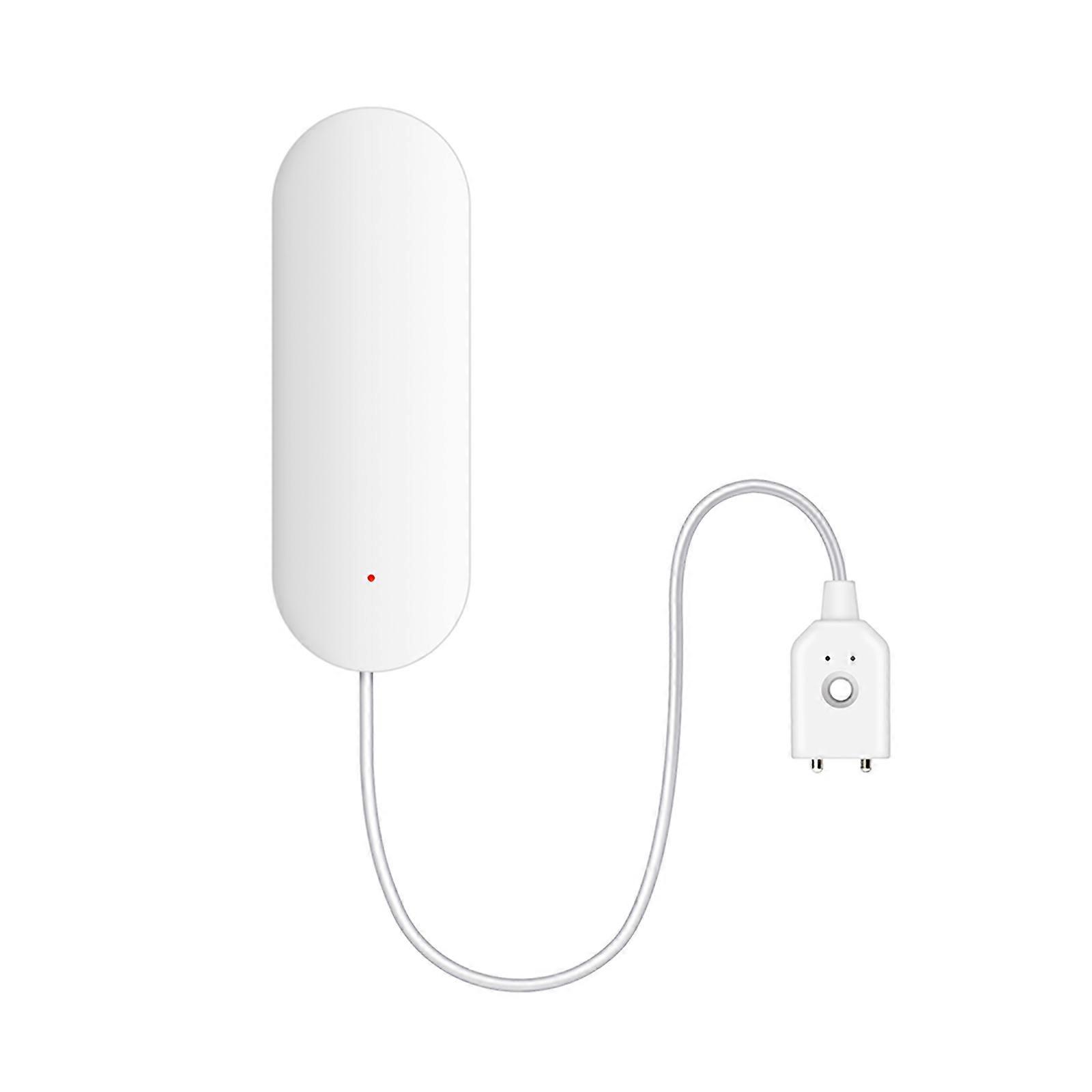 WiFi Water Leakage Detector Smart Alarm Sensor Home and Office Leak Detection Device with High Sensitivity No Batteries Needed Compact Desig