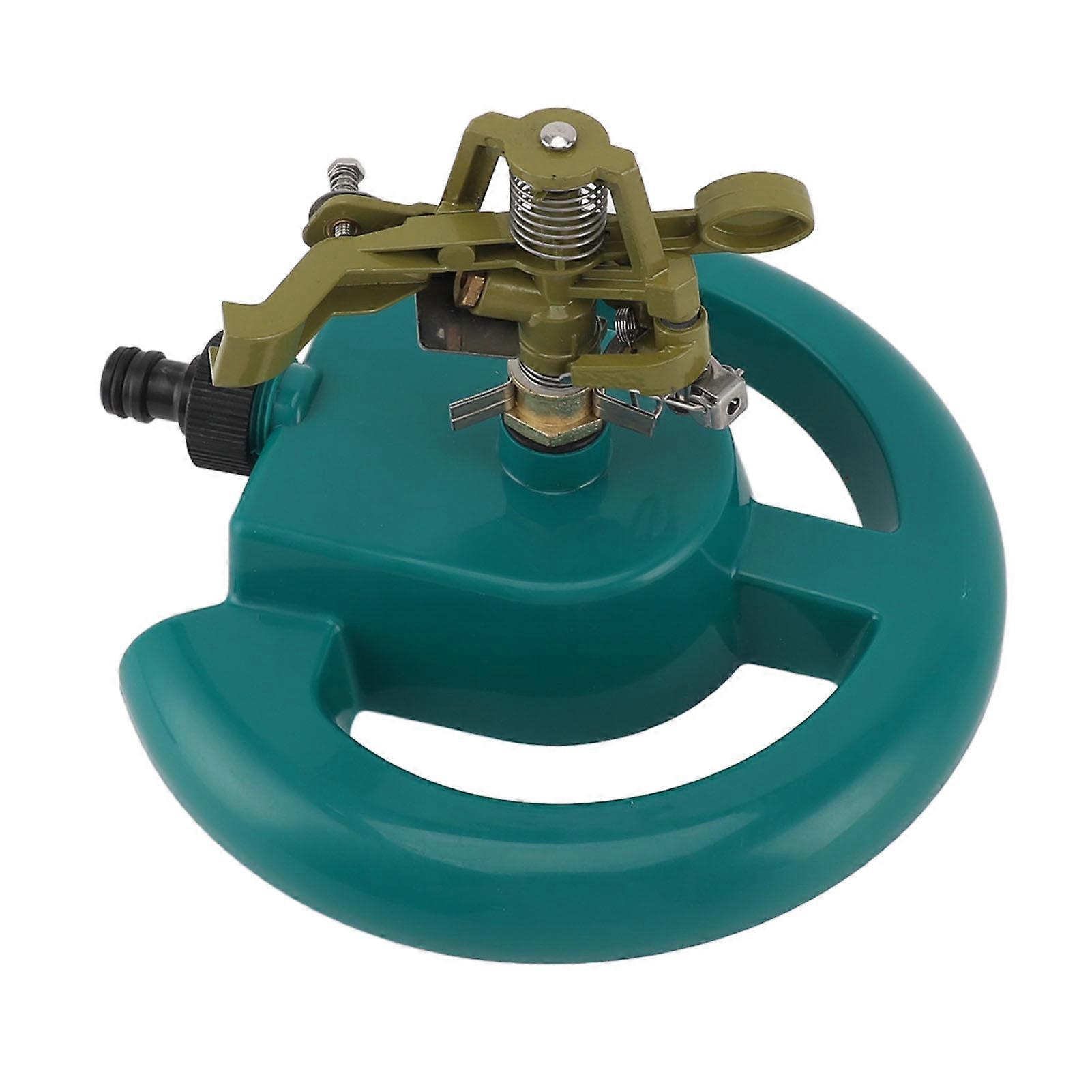 Rotating Garden Water Sprinkler G1/2 Automatic Plastic Alloy Efficient Rotating Lawn Irrigation Sprinkler for Yard Patio