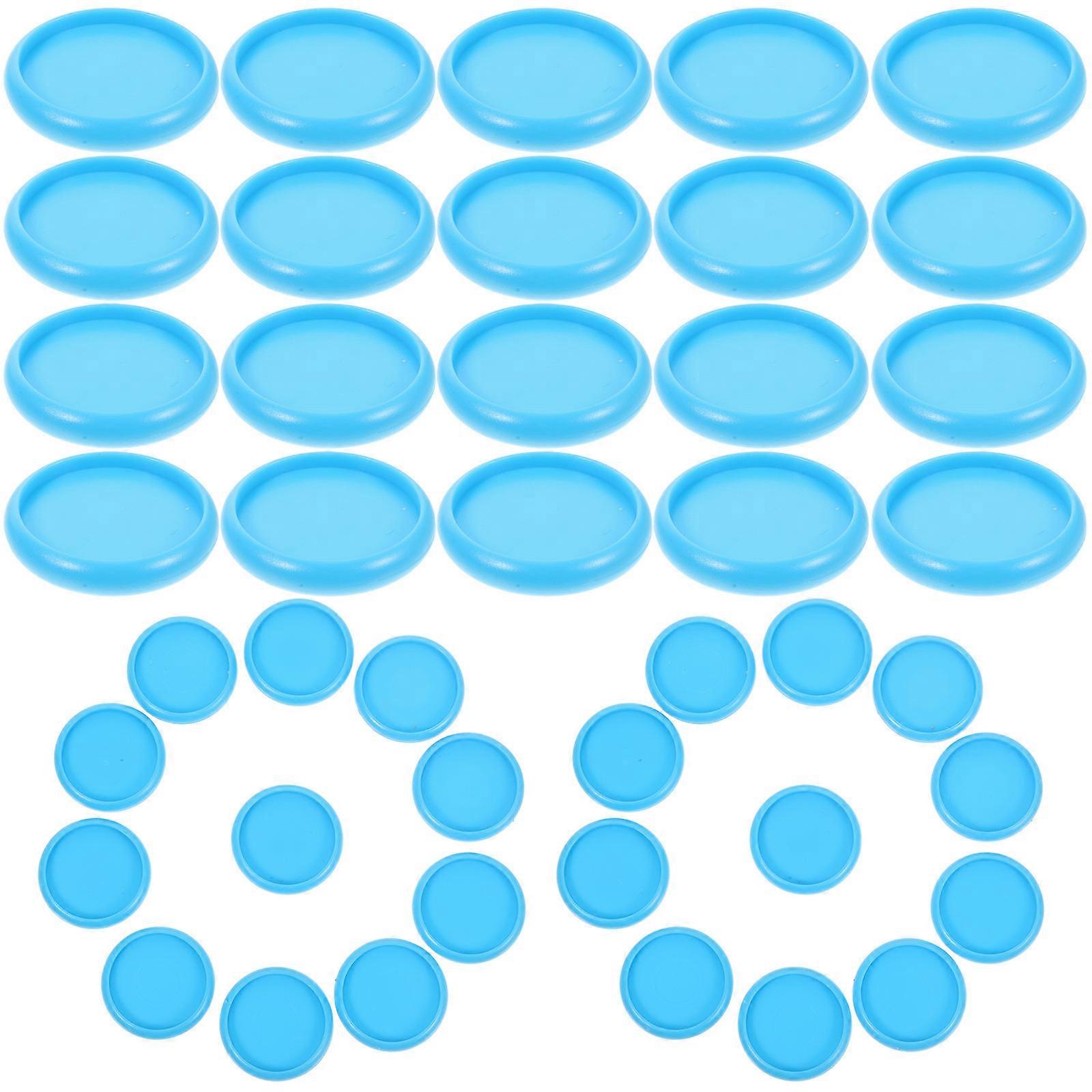 44pcs Plastic Binding Discs for Notebooks & Planners – Lightweight, Smooth Surface, Portable for Home, Office, School Use