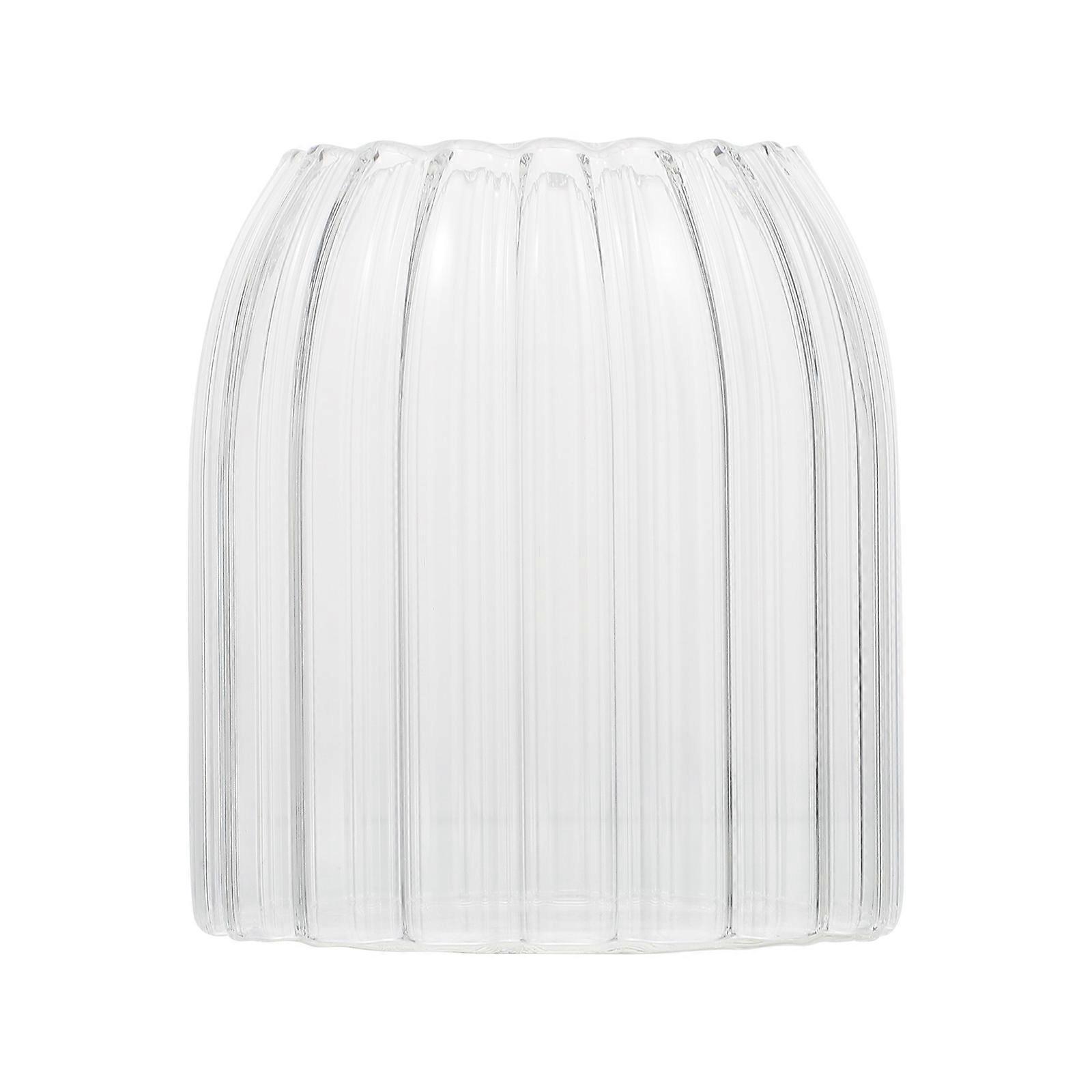 Glass Water Container High Transparency Smooth Surface For Beverages 3.54X3.54X3.93inch 1Pack